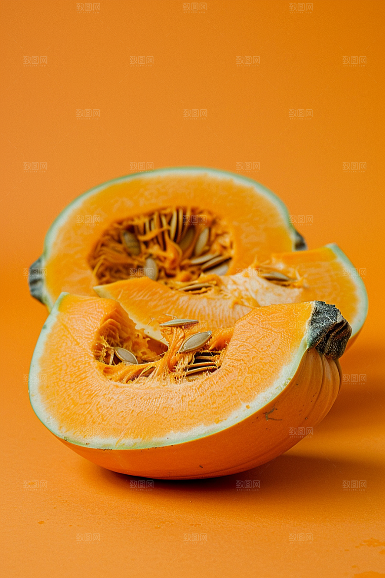南瓜瓜果丰收摄影图