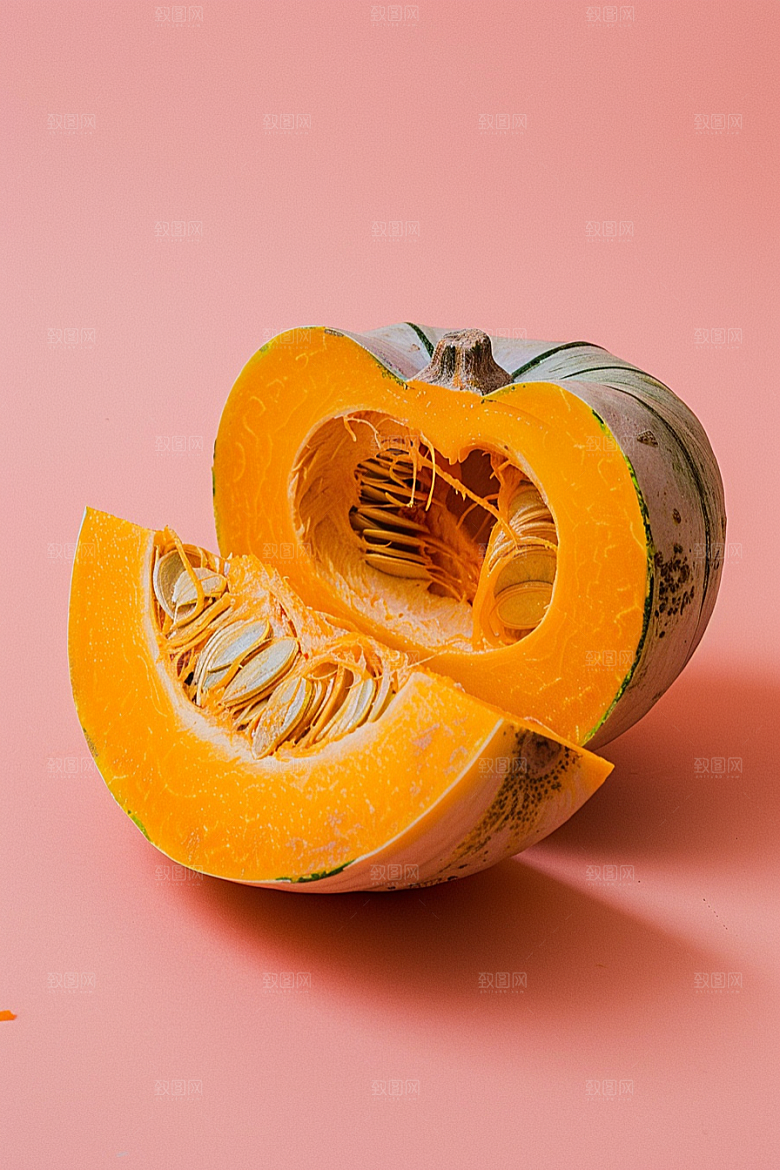 南瓜金色瓜果摄影图