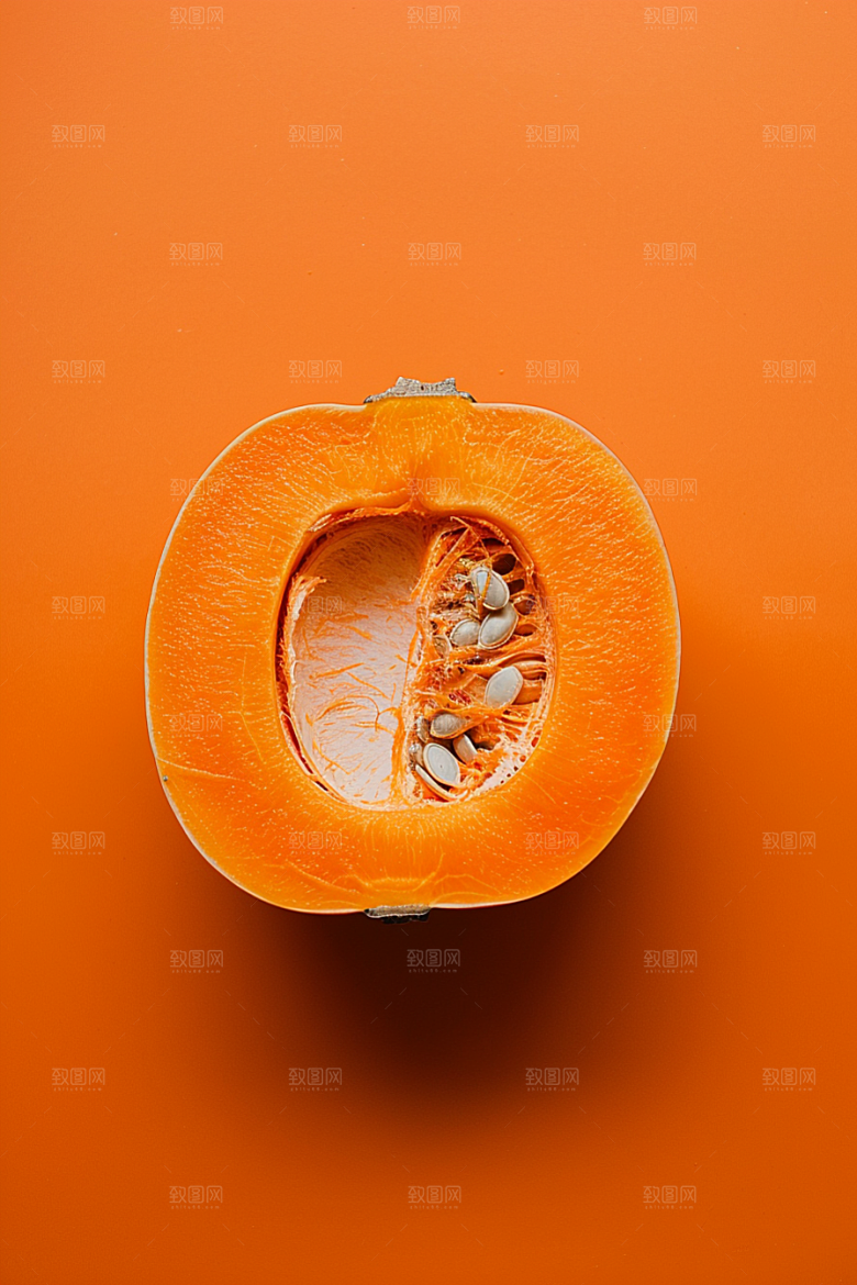 南瓜秋天食材摄影图