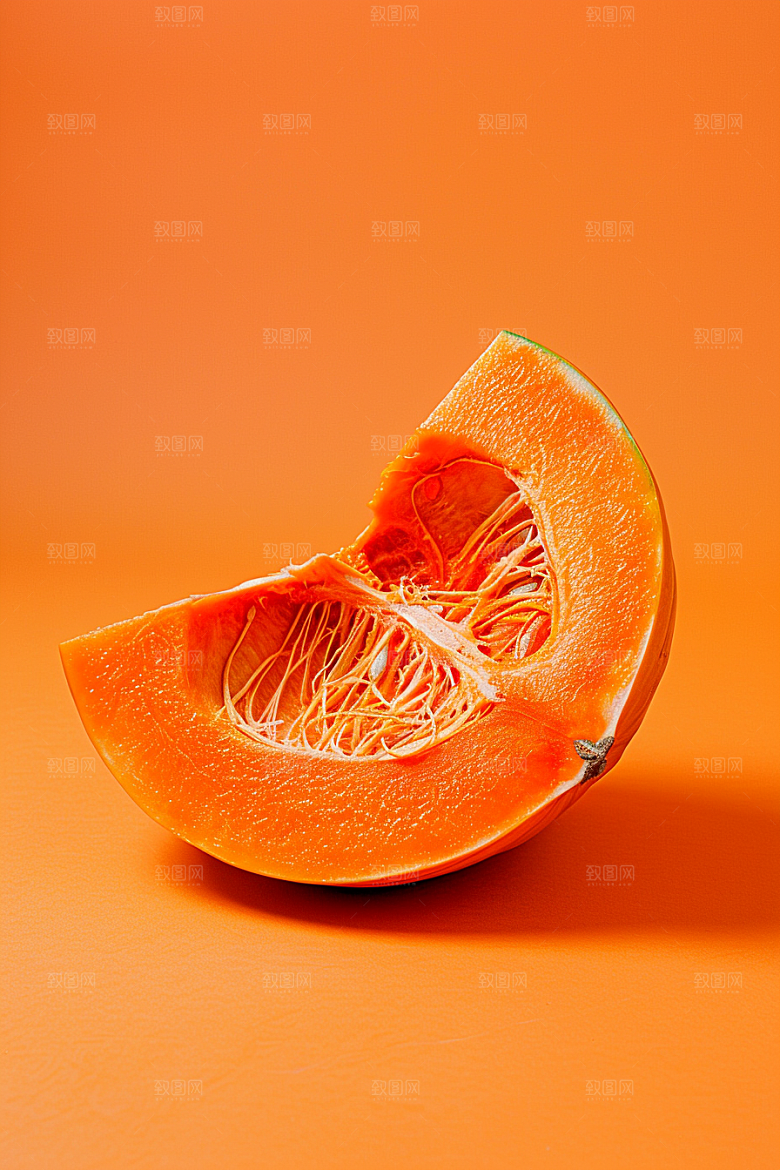 南瓜食材金色摄影图