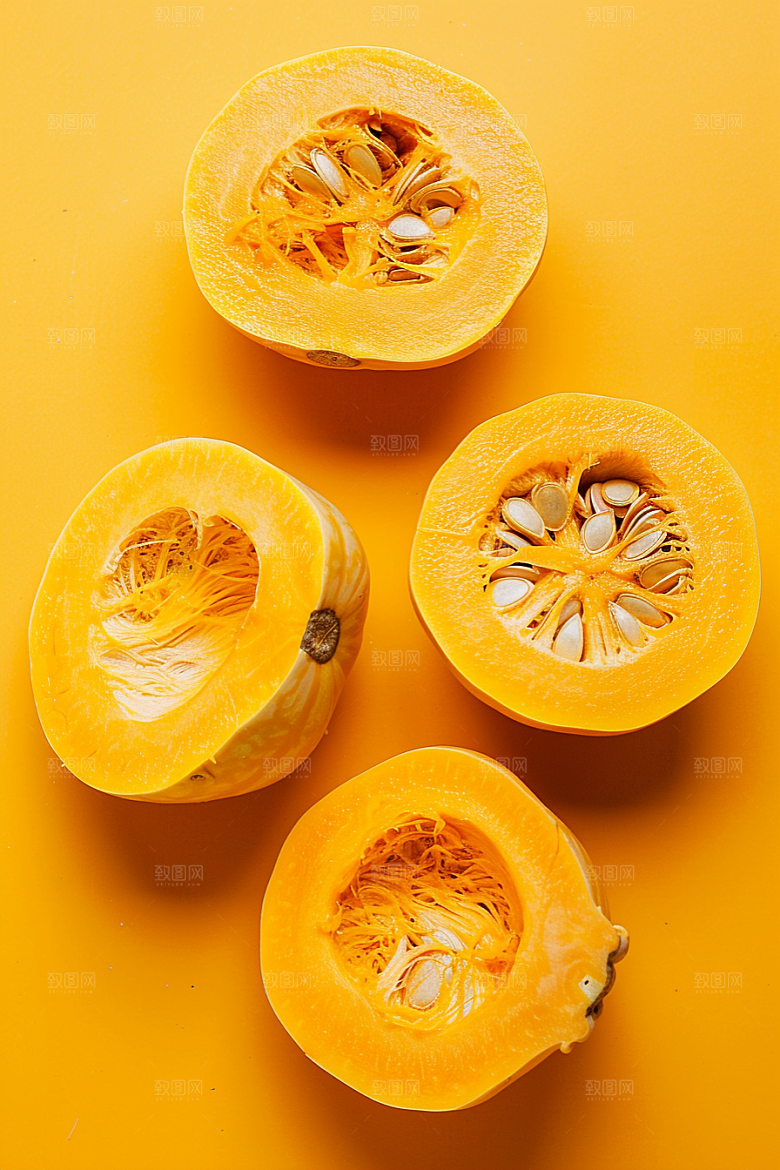 南瓜丰收碳水摄影图