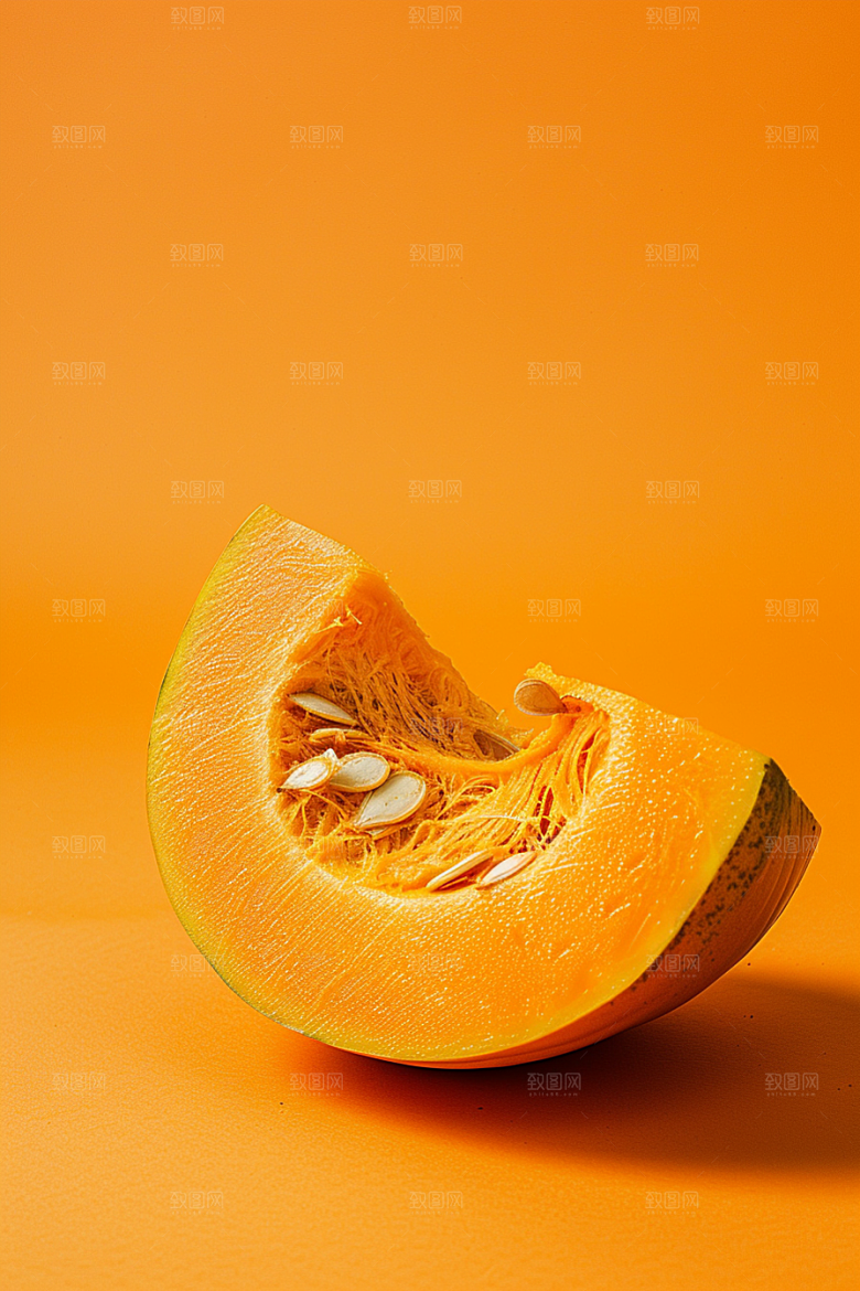南瓜食材膳食纤维摄影图