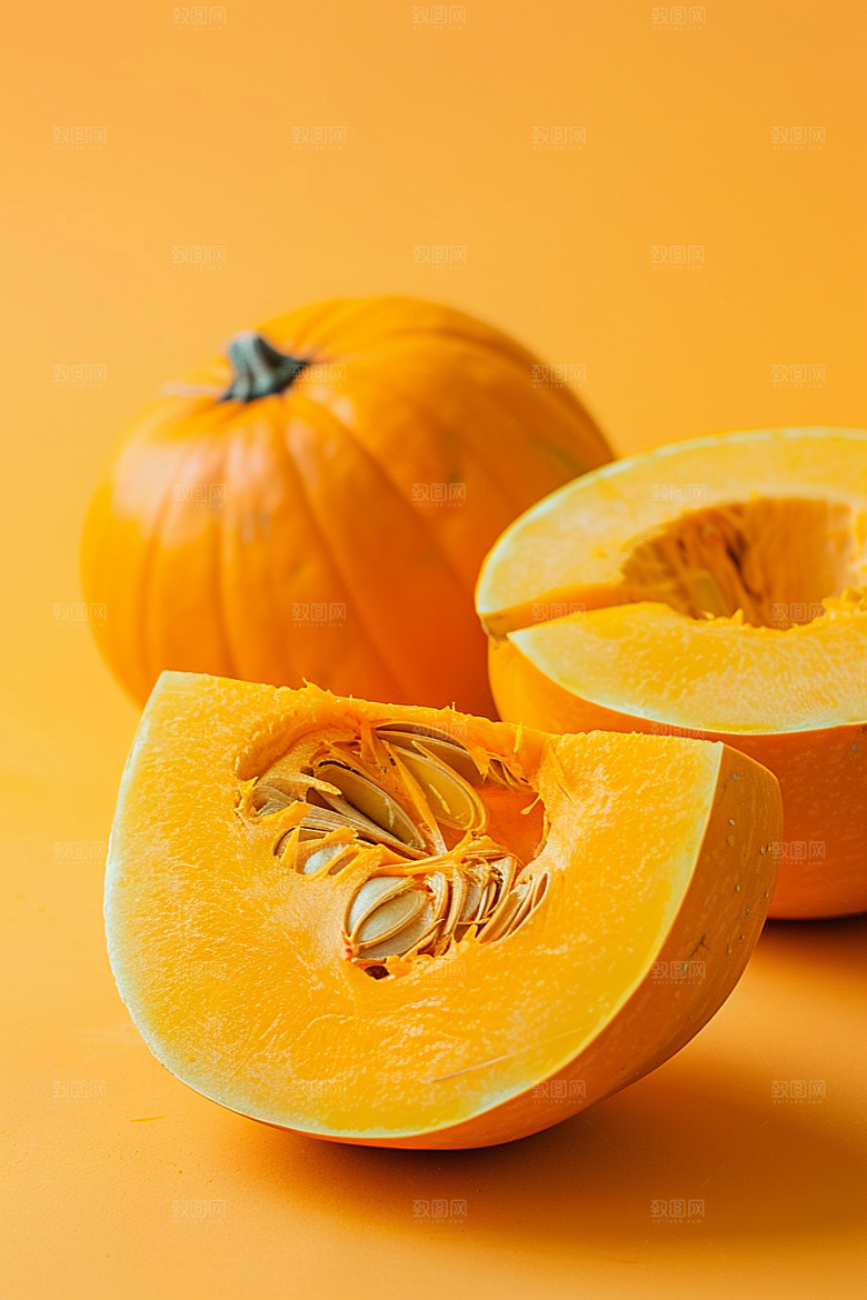 南瓜高清粮食摄影图