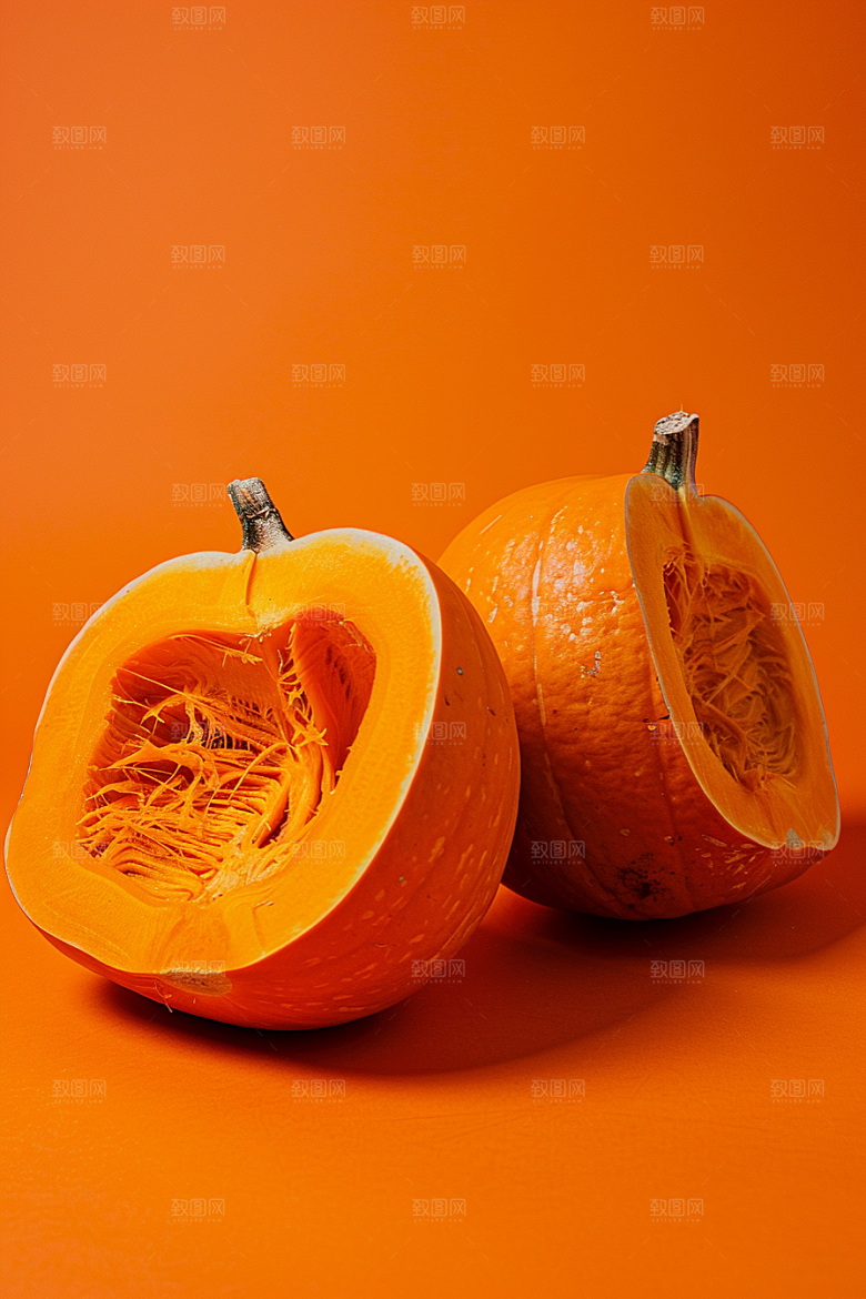 南瓜粮食丰收摄影图