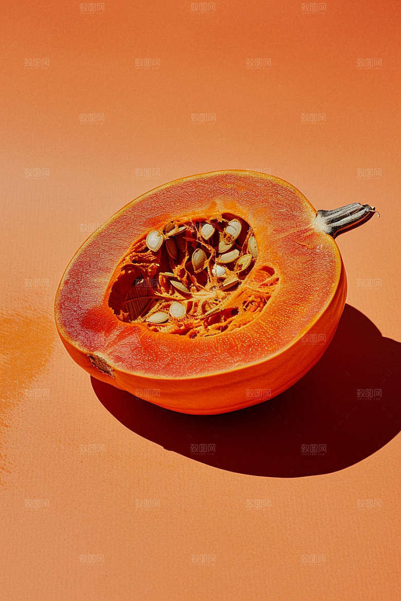 南瓜食材碳水摄影图