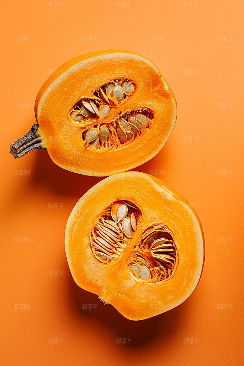 南瓜丰收食材摄影图
