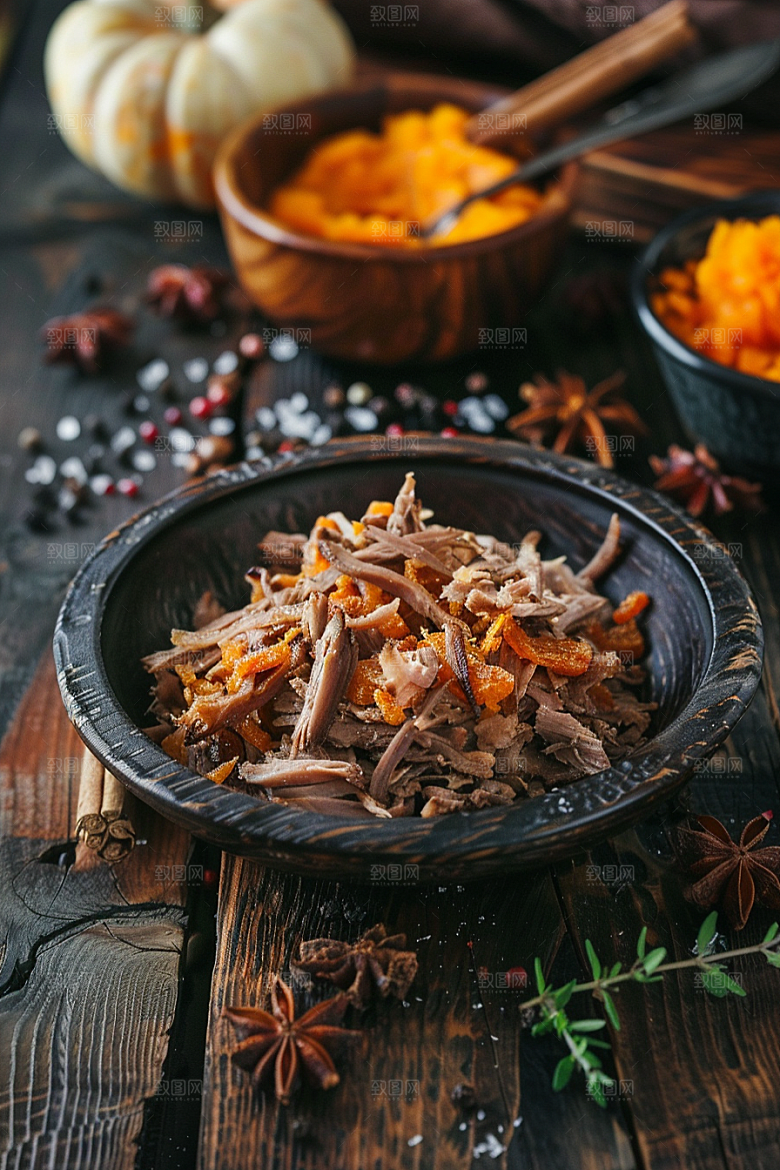 南瓜粮食高清摄影图