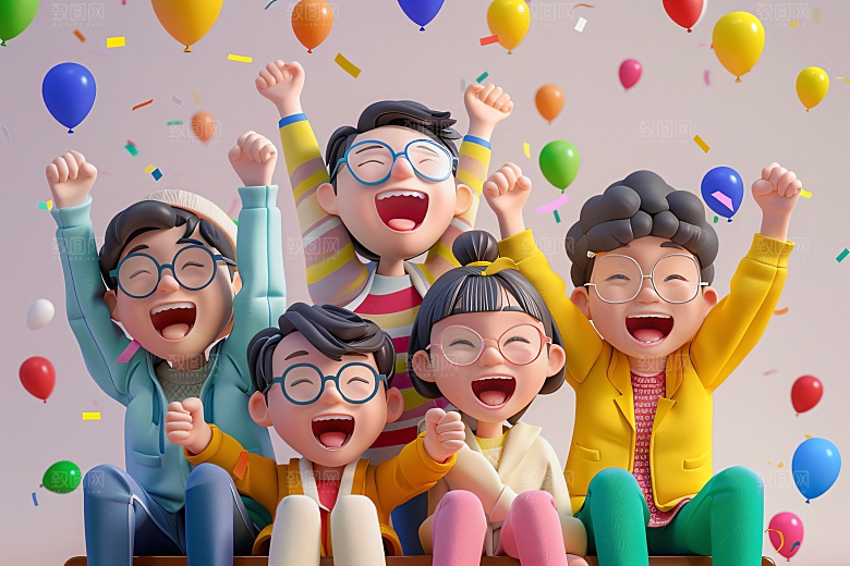 青年动态3D模型