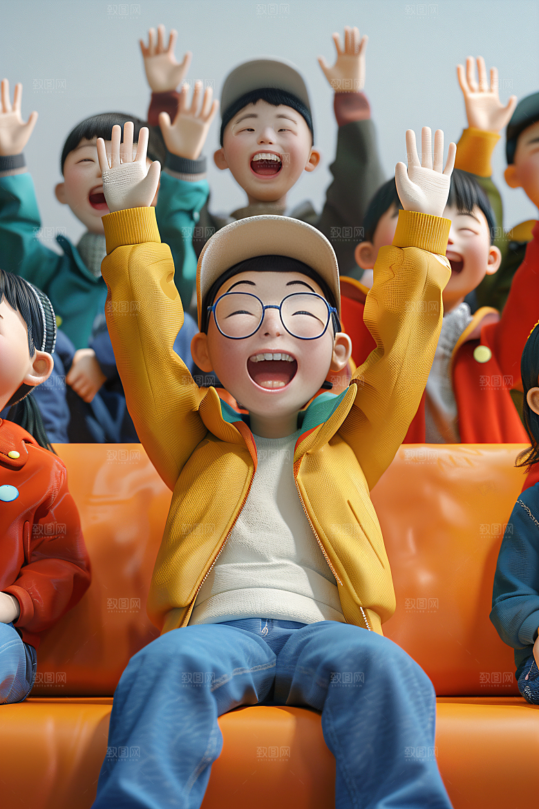 青年动态高清模型