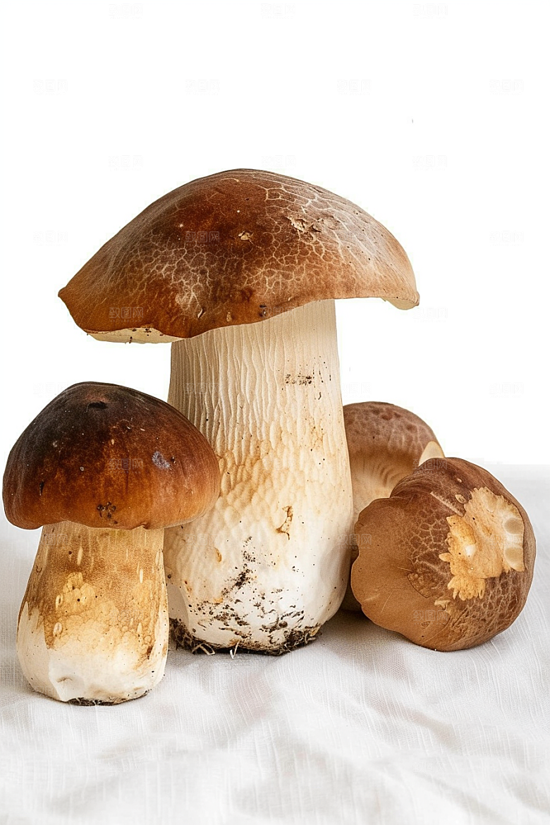 牛肝菌野味美食摄影图