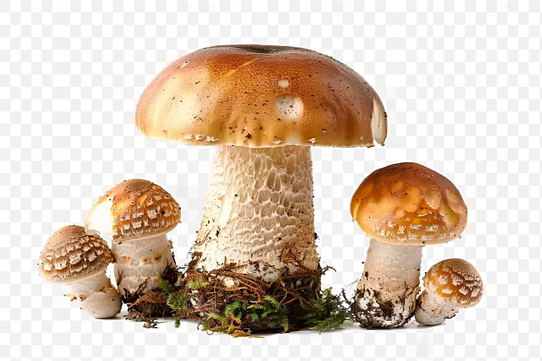 牛肝菌野味新鲜摄影图