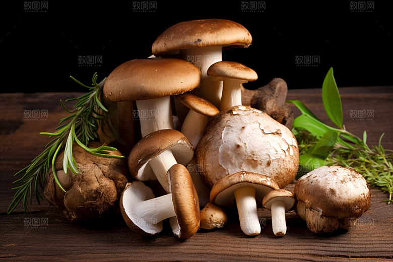 牛肝菌高清美味摄影图