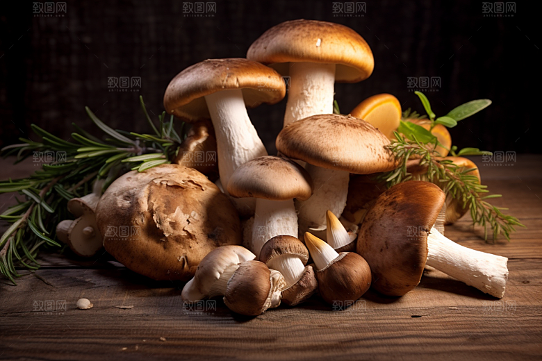 牛肝菌高清菌菇摄影图