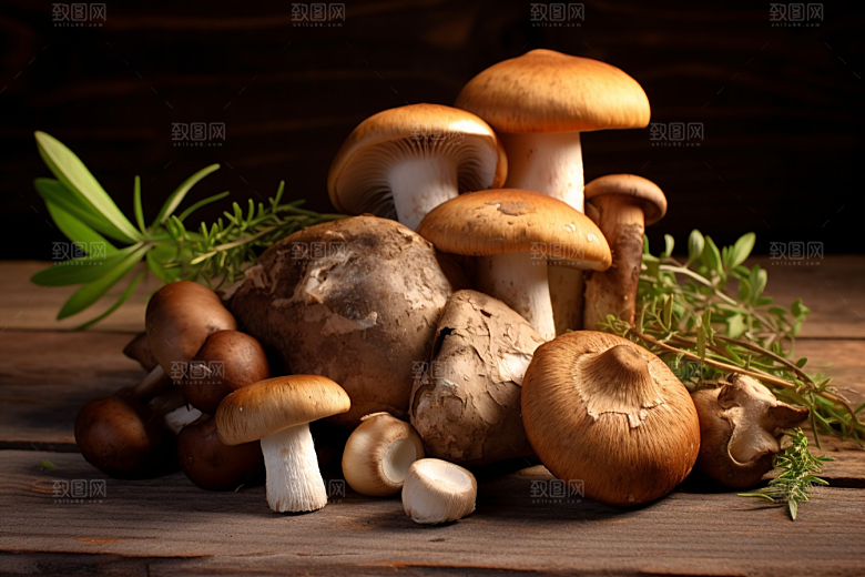 牛肝菌云南新鲜摄影图