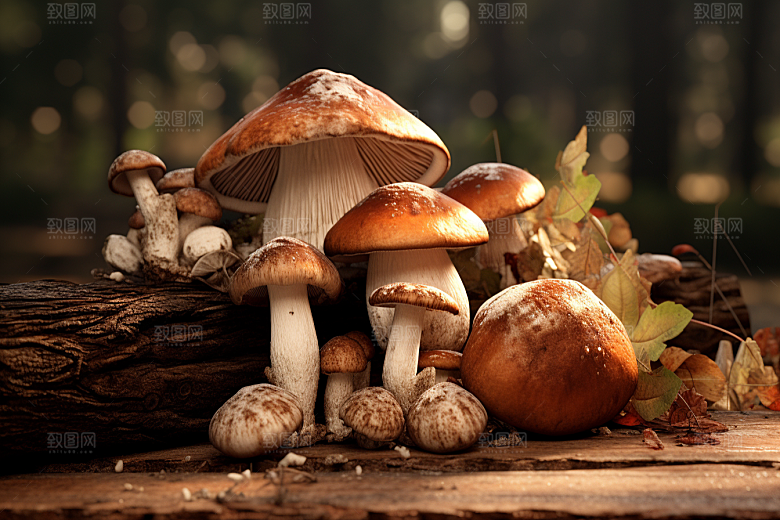 牛肝菌高清美味摄影图