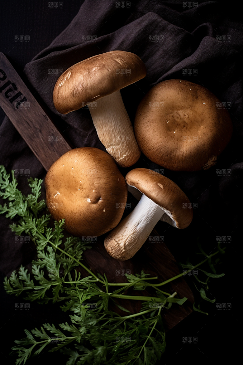 牛肝菌美食新鲜摄影图
