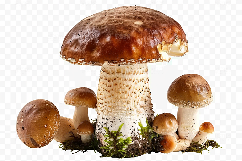 牛肝菌菌菇菌子摄影图