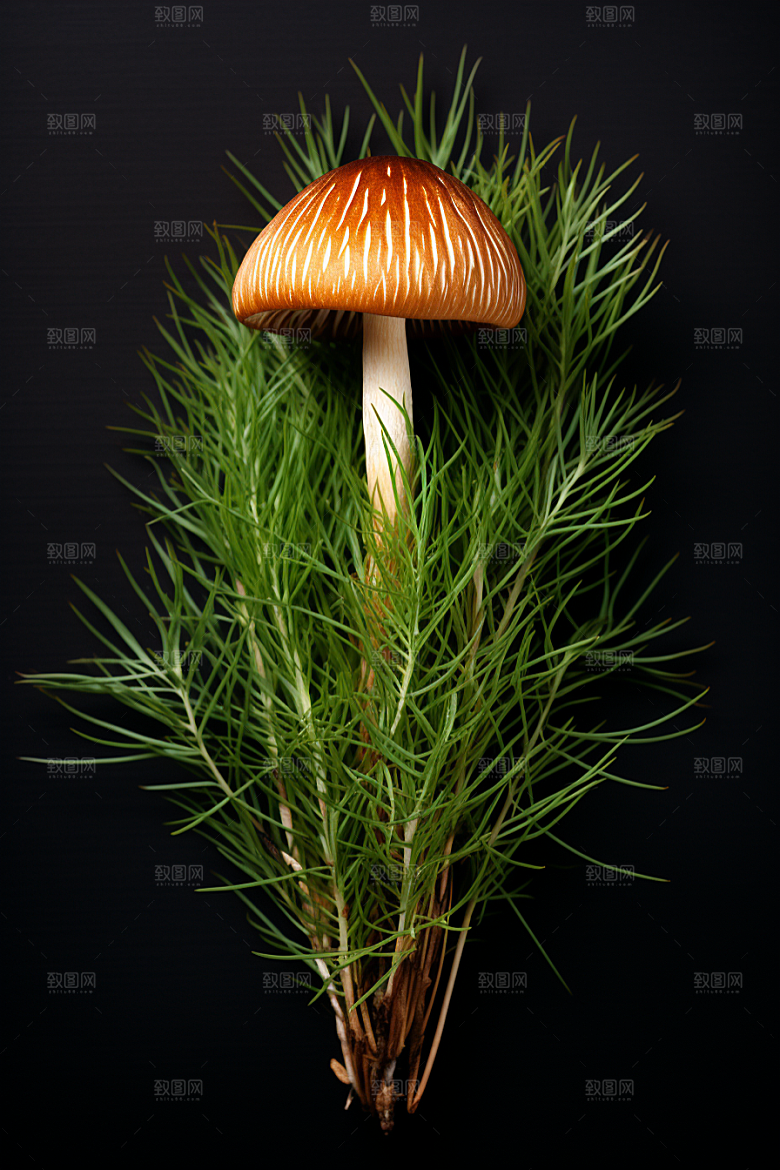 牛肝菌菌菇美味摄影图