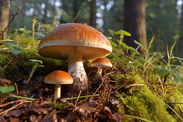 牛肝菌菌子美食摄影图