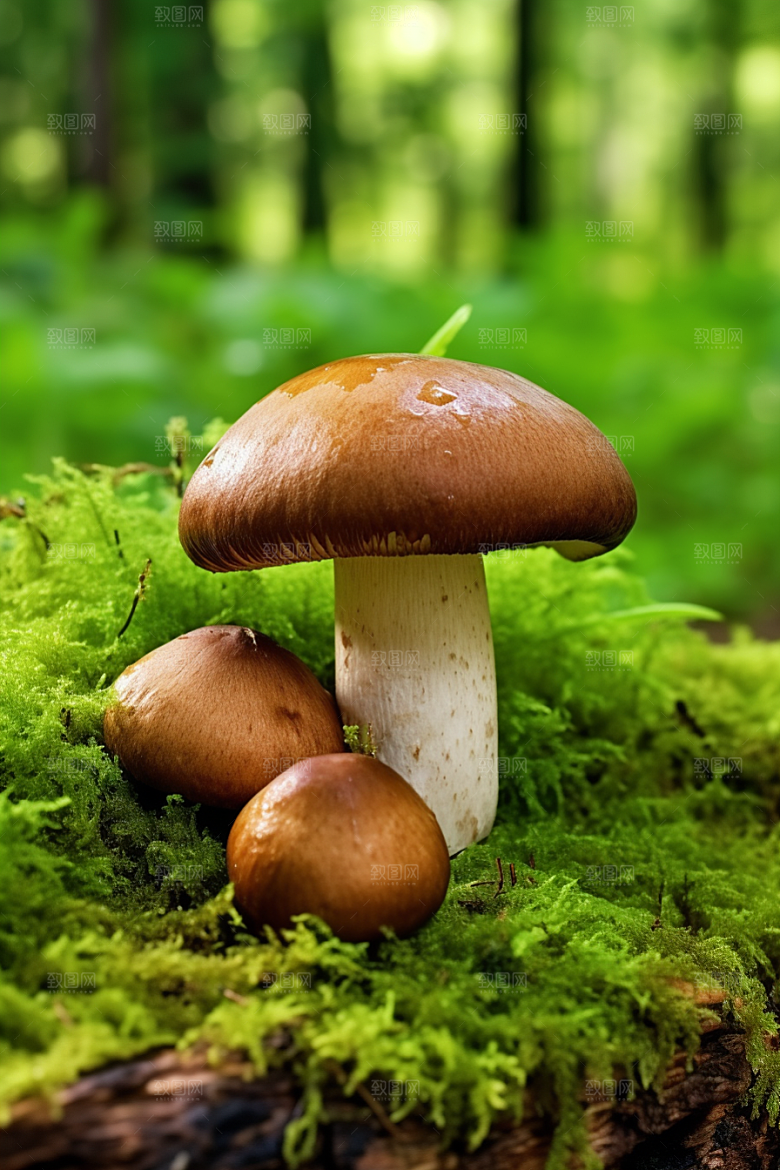 牛肝菌高清食材摄影图