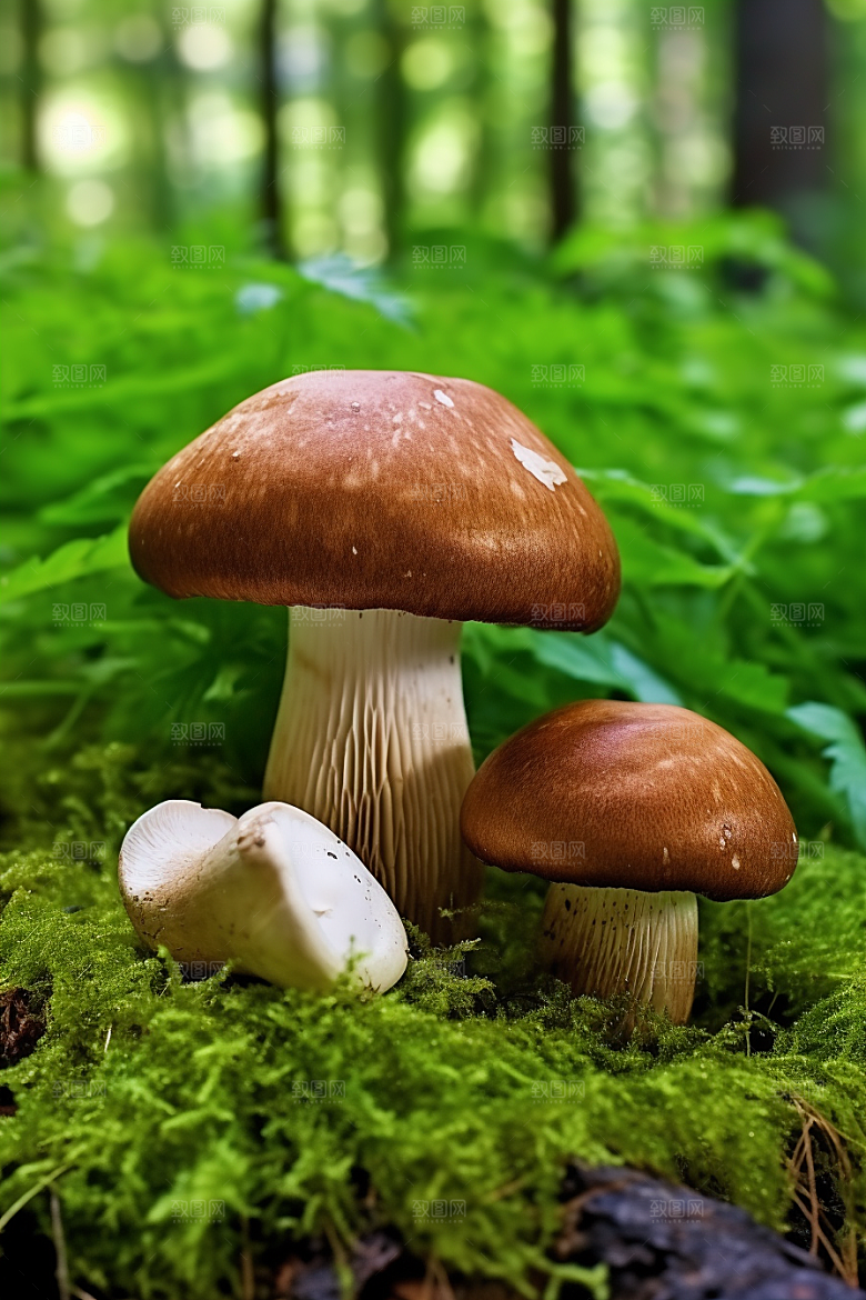 牛肝菌美食食材摄影图