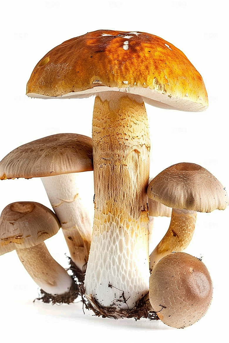牛肝菌山林自然摄影图