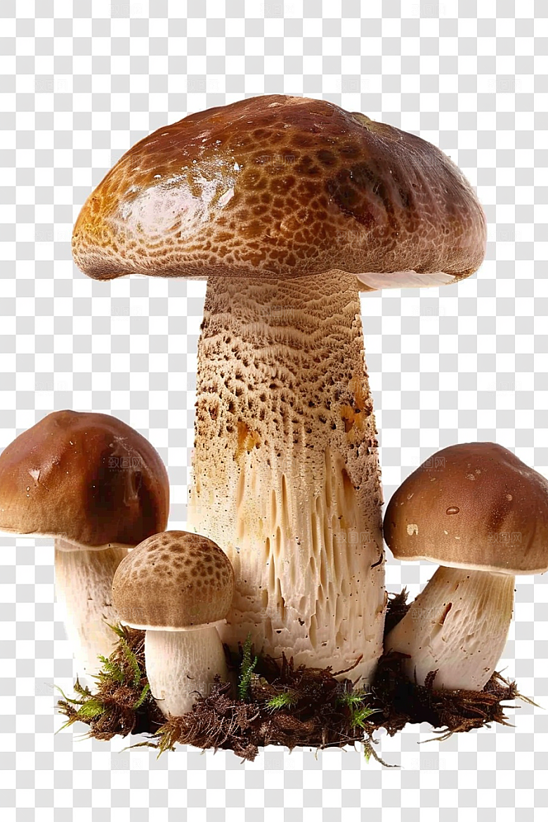 牛肝菌美食山林摄影图