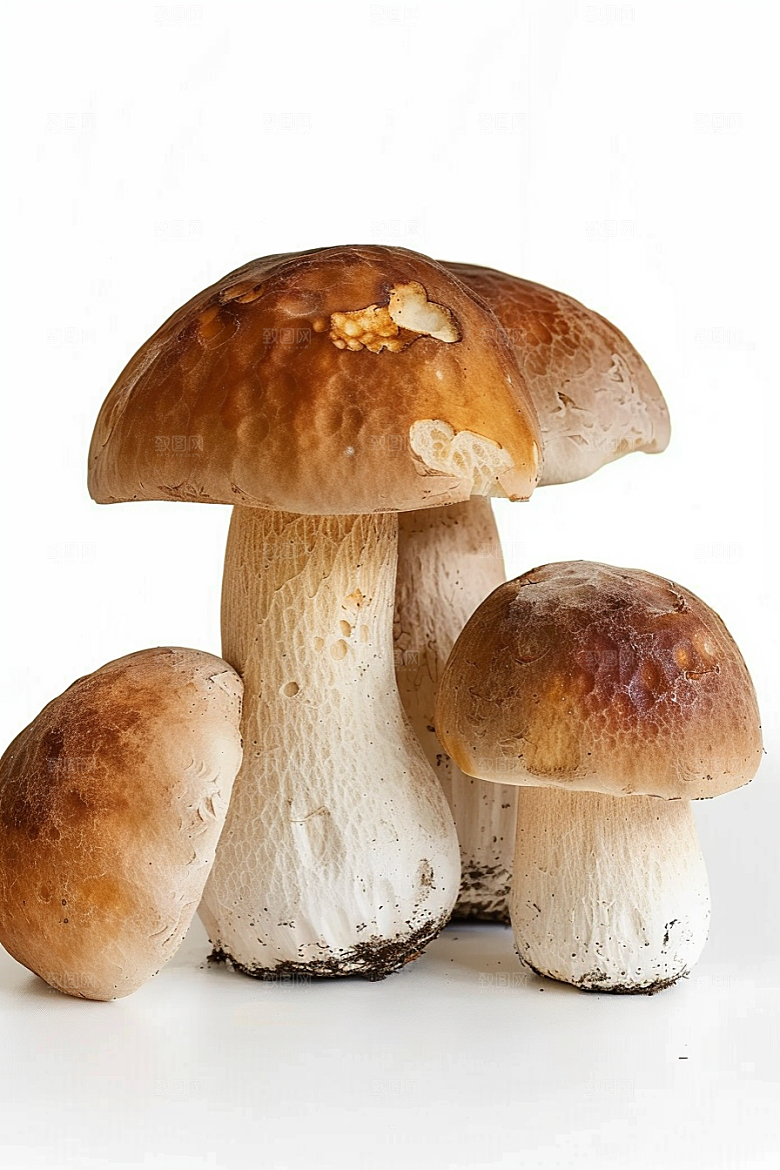 牛肝菌蘑菇山林摄影图