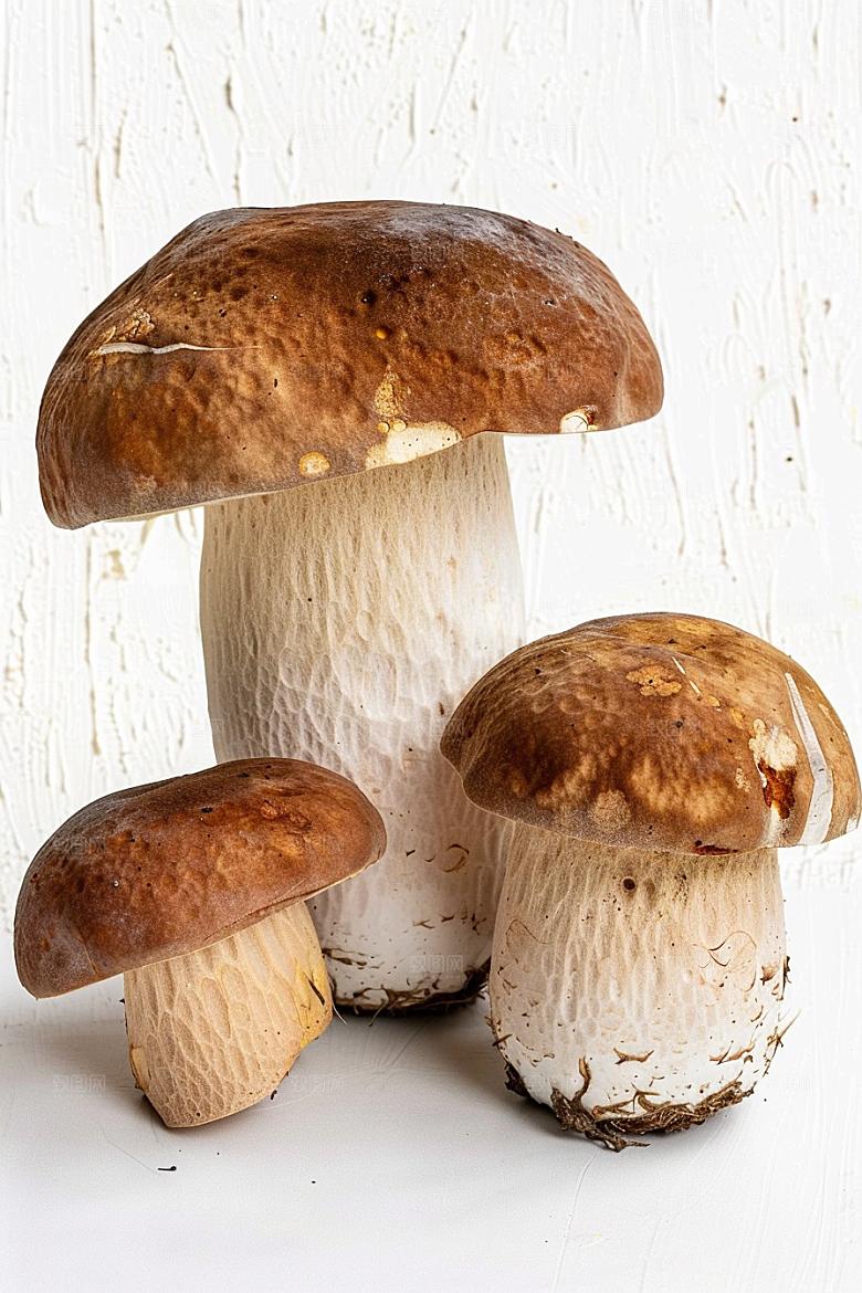 牛肝菌野味蘑菇摄影图