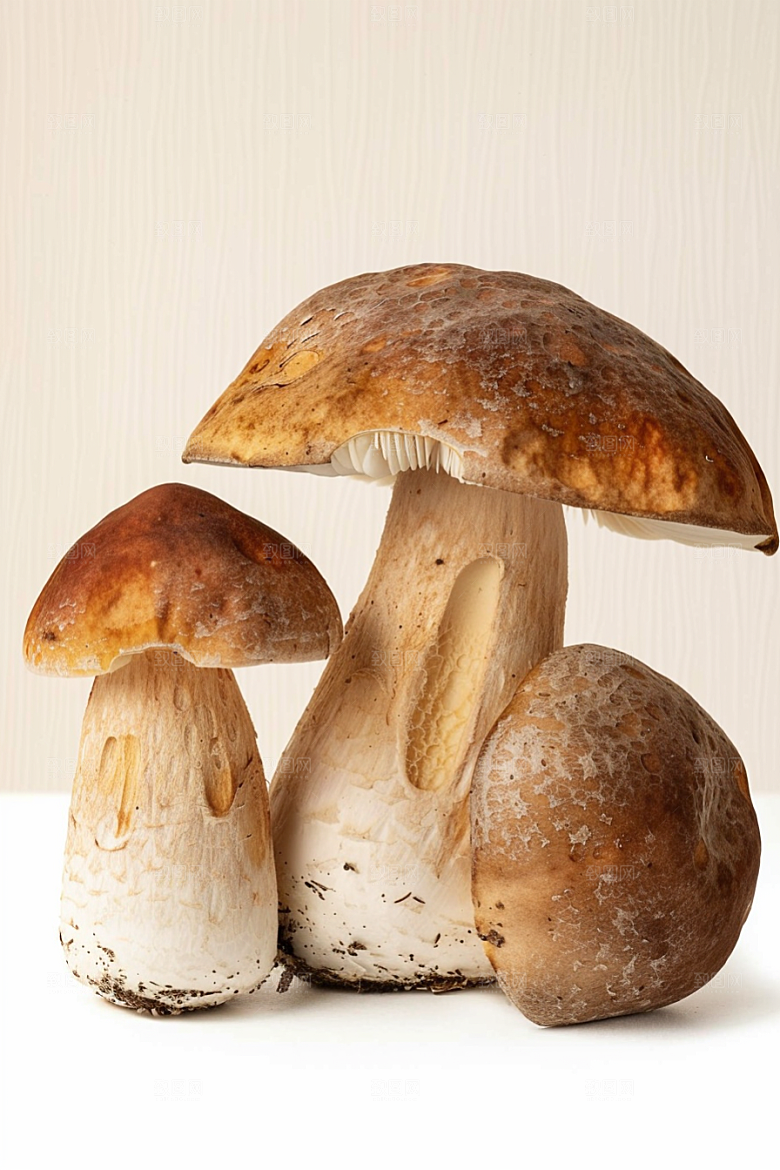 牛肝菌蘑菇美味摄影图