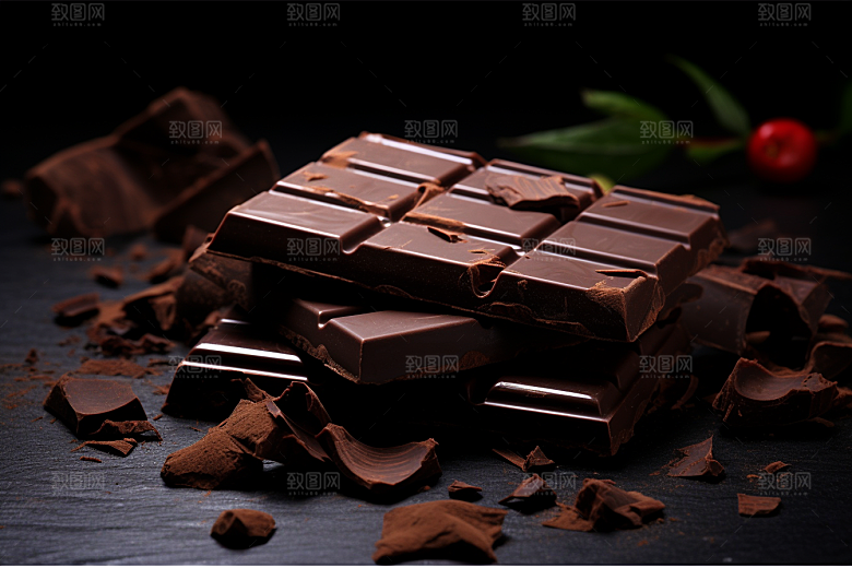 暖冬巧克力美味可可素材
