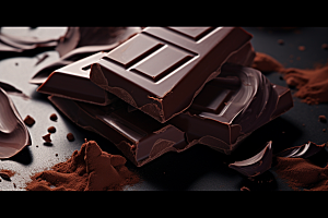暖冬巧克力可可美味素材