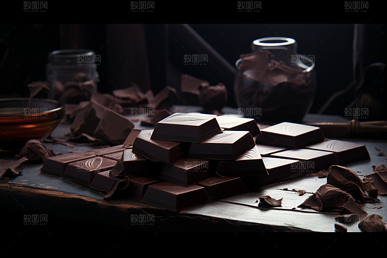 暖冬巧克力情人节高清素材