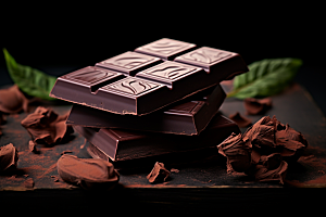 暖冬巧克力美食零食素材