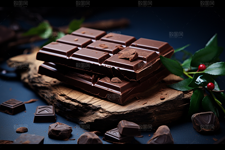 暖冬巧克力情人节美食素材