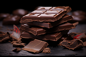 暖冬巧克力可可零食素材