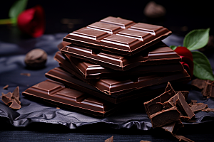 暖冬巧克力可可甜食素材
