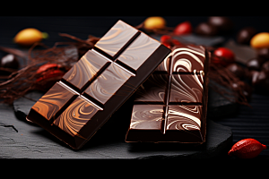 暖冬巧克力美食情人节素材