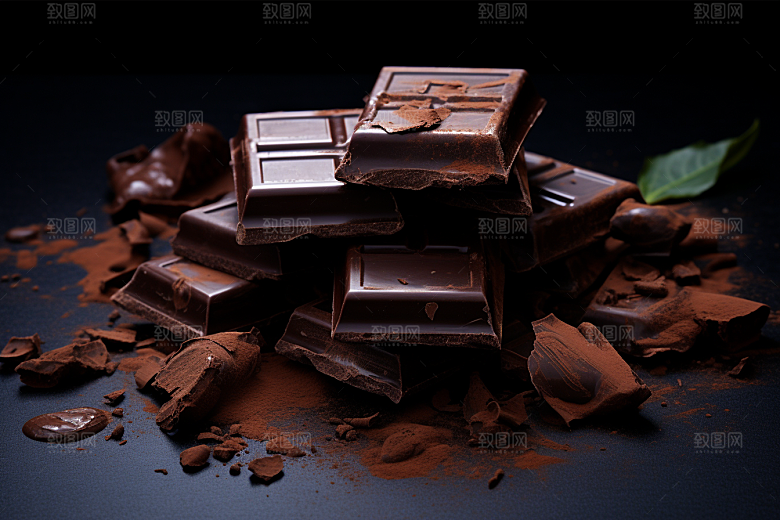 暖冬巧克力牛奶巧克力高清素材