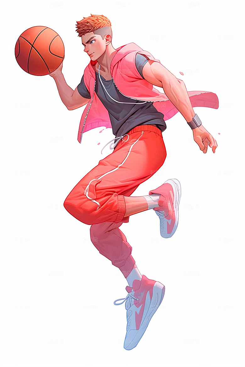 青少年运动3D高清模型