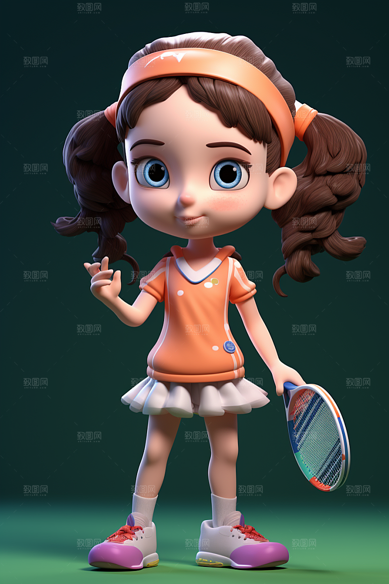 青少年运动3D健康模型