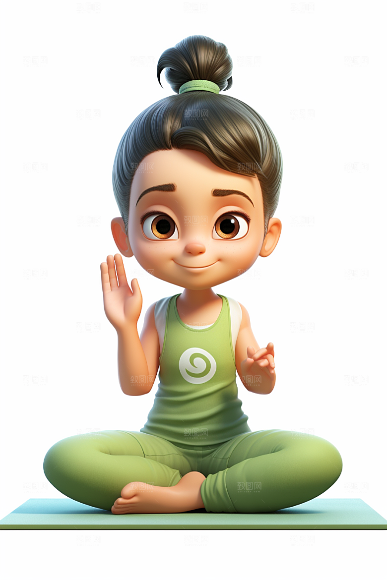 青少年运动锻炼立体模型
