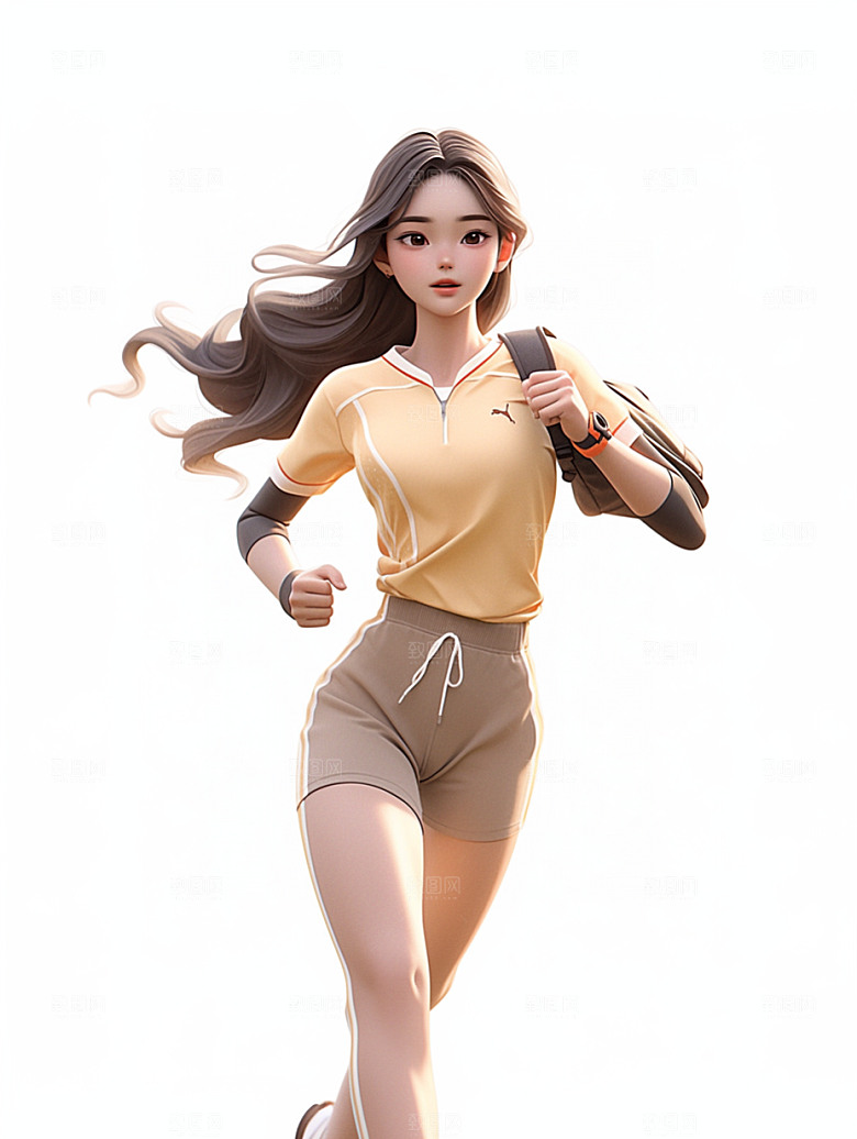 青少年运动锻炼立体模型