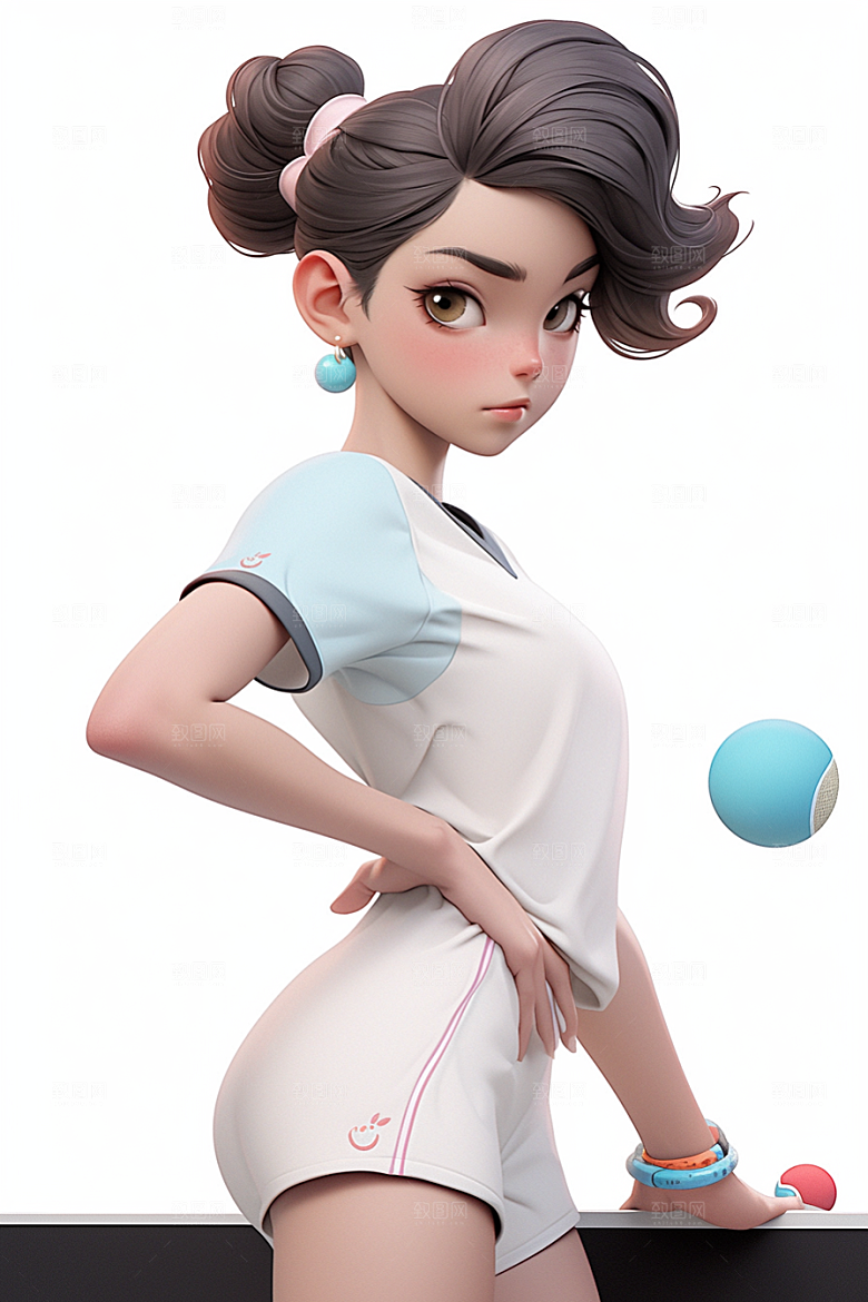 青少年运动活力立体模型