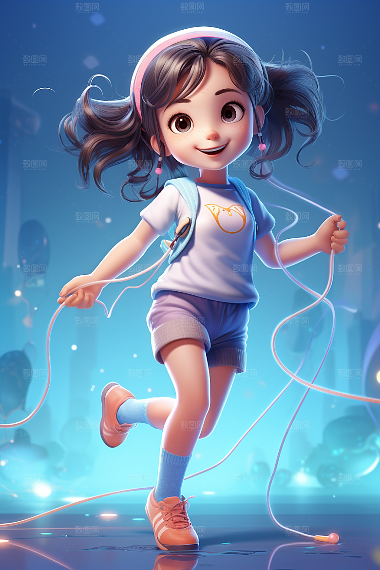 青少年运动健身锻炼模型