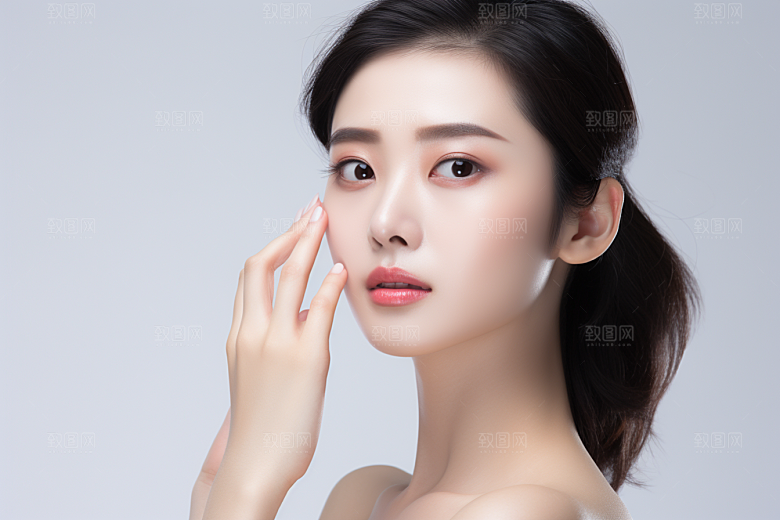 女性肖像清新高清广告摄影图