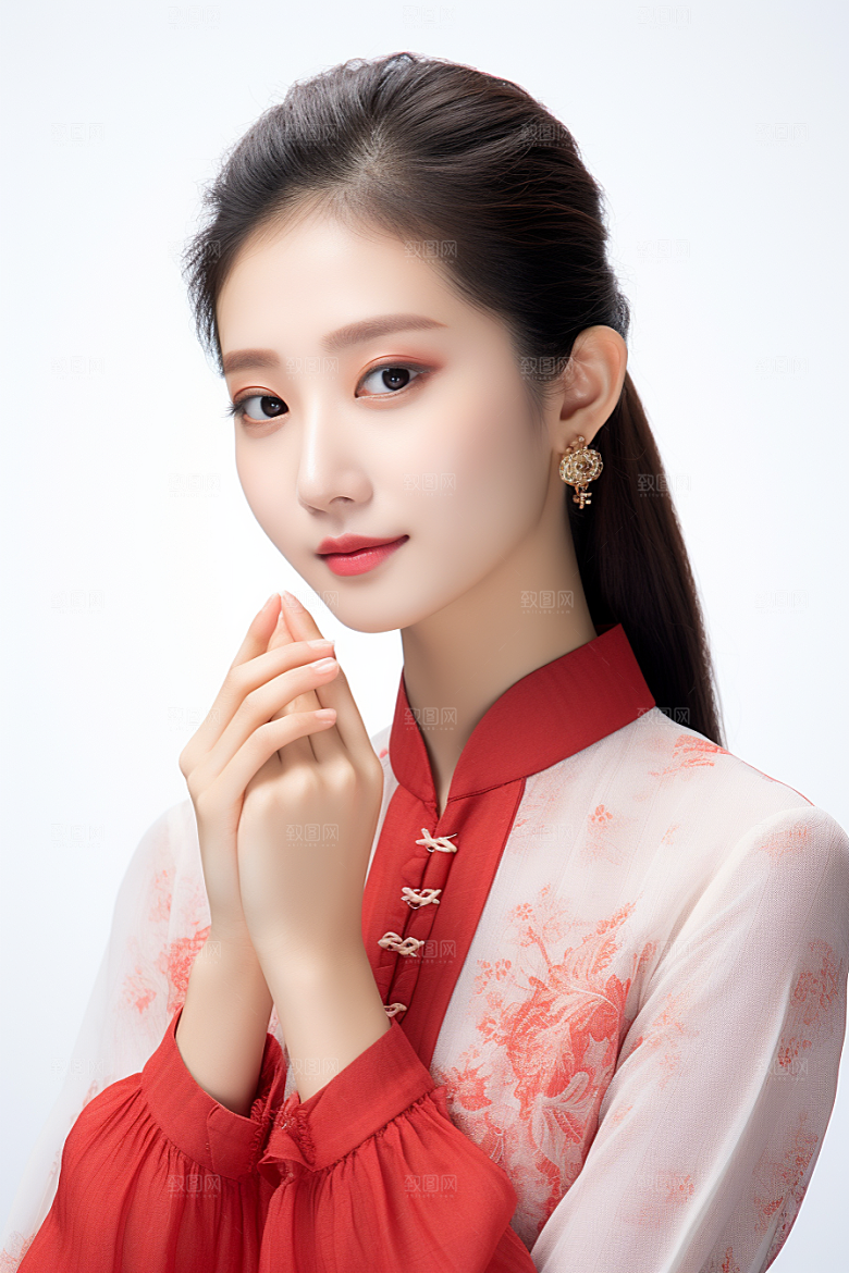 女性肖像清新高清广告摄影图