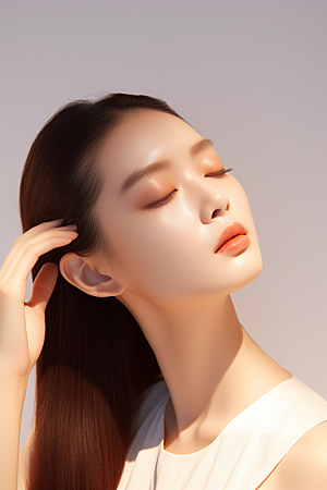 女性肖像清新高清广告摄影图