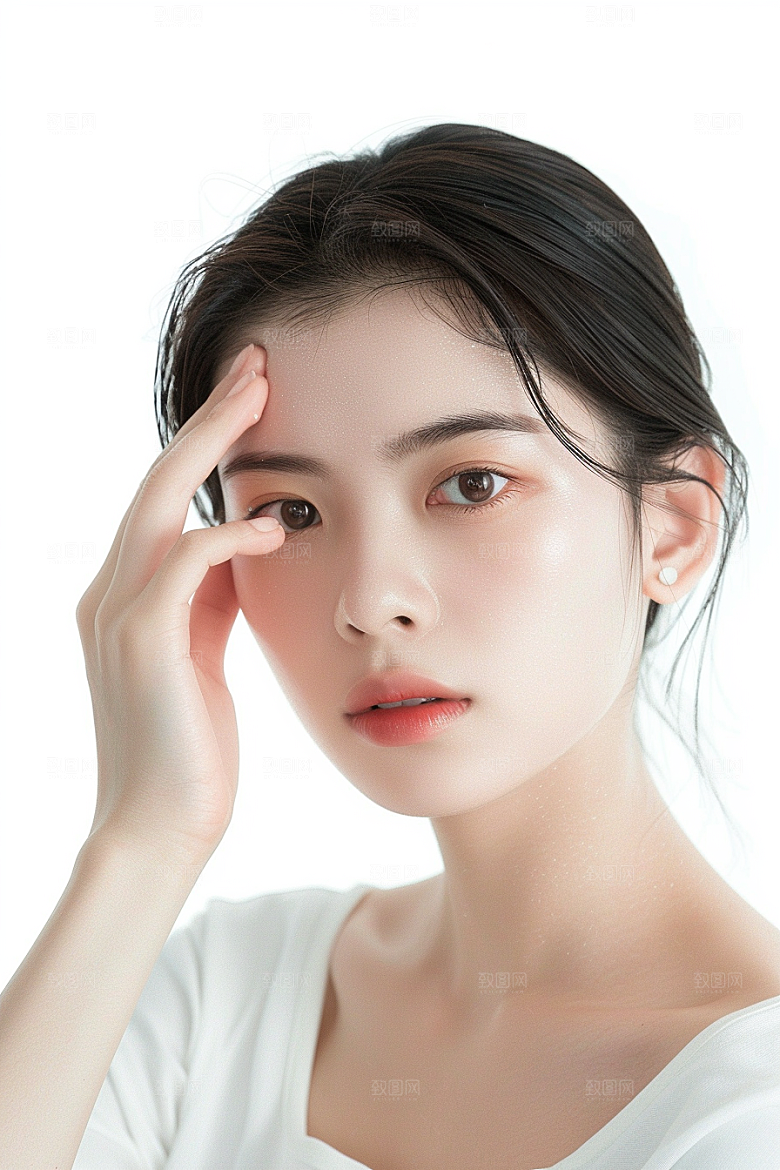 女性肖像优雅人物广告摄影图
