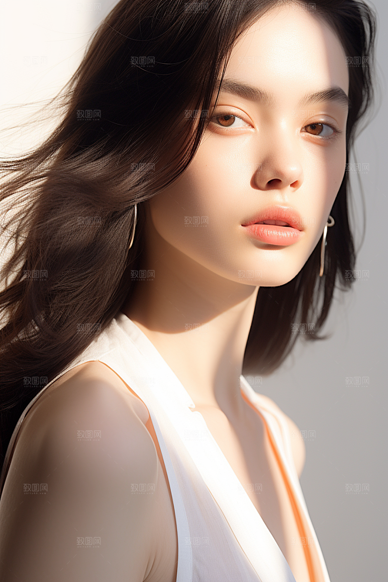 女性肖像自然高清广告摄影图